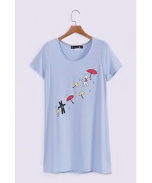 ORENDA | G&L下雨天遊玩天長版印花TEE(トップス)