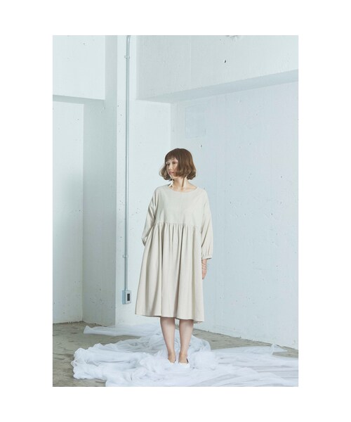 sakishimatokyo(サキシマトーキョー)の「スケッチブックのワンピース B40アイボリー系チェック(ワンピース・レディース・その他)」の4枚目の写真