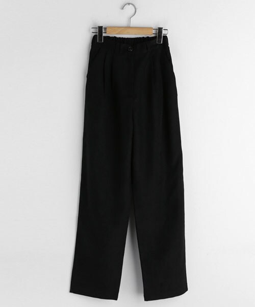 DHOLIC（ディーホリック）の「バックゴムハイウエストパンツ（その他パンツ・レディース・ホワイト/ブラック/ベージュ・FREE）」の2枚目の写真