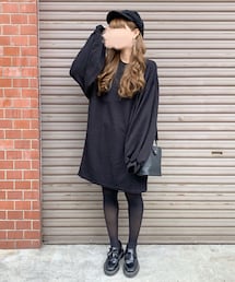 chocomee | リボンニットソーワンピ(ワンピース)