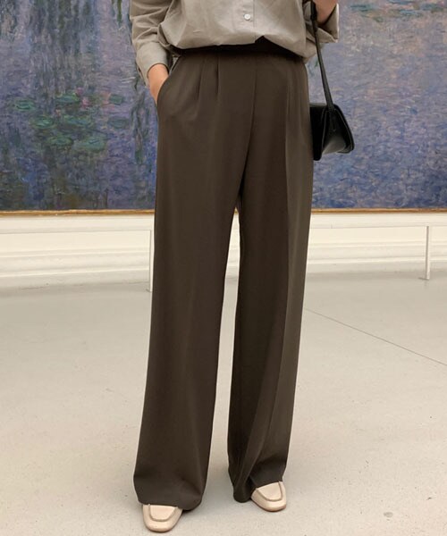Dholic Style ディーホリックスタイル の Laurenhi タックワイドシルエットスラックス スラックス Wear