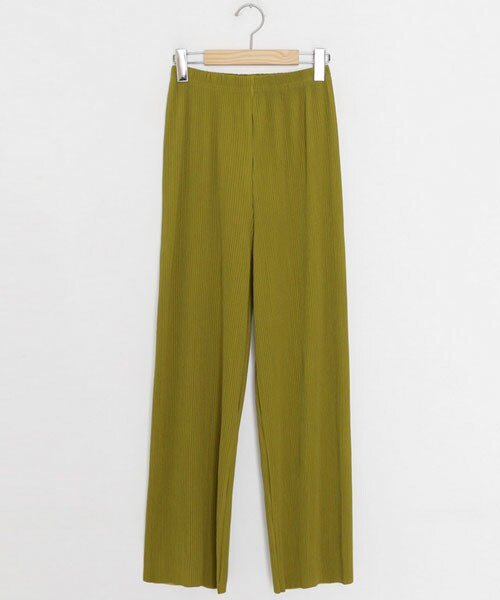DHOLIC（ディーホリック）の「プリーツロングパンツ（その他パンツ・レディース・ブラック/グリーン/レッド・FREE）」の2枚目の写真