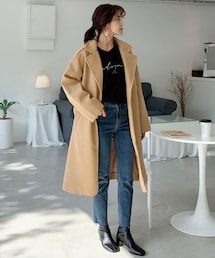DHOLIC | ストラップ付ロングコート(その他アウター)