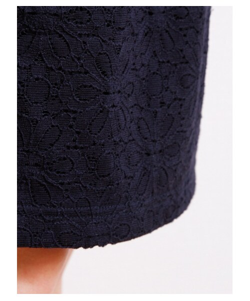 earth music&ecology（アースミュージックアンドエコロジー）の「・レースタイトスカート（スカート・レディース・オフホワイト/ブラック/ネイビー・S/M）」の8枚目の写真