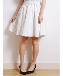 E hyphen world gallery | ・レジメンストライプスカート(パンツ)