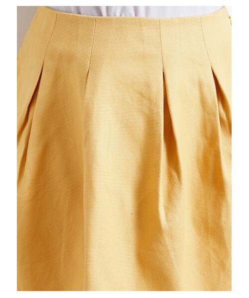 SEVENDAYS=SUNDAY（セブンデイズサンデイ）の「・タックスカート（スカート・レディース・オフホワイト/イエロー/ネイビー・M/L）」の7枚目の写真