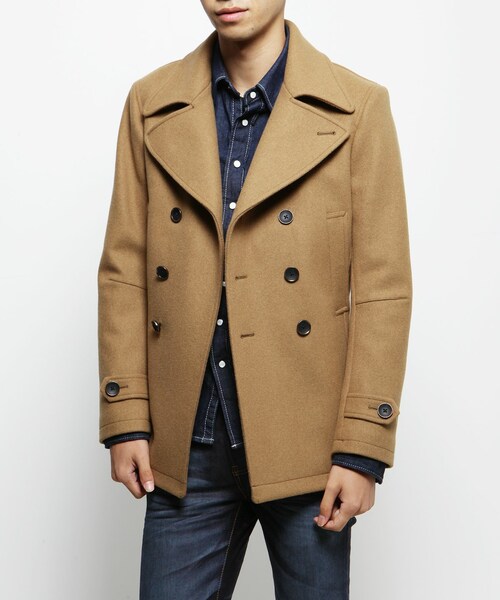 VANQUISH（ヴァンキッシュ）の「メルトンPコート[VJJ6021]（）」 - WEAR