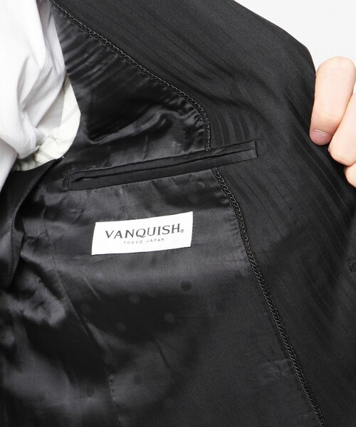 VANQUISH（ヴァンキッシュ）の「レーザーブライトストライプ 一釦