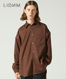 LIDNM | WOOL SLIT WIDE SHIRT(シャツ/ブラウス)