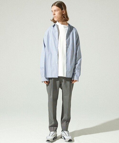 LIDNM(リドム)の「DRY WOOL TAPERED SLACKS(スラックス・メンズ・グレー系・SMALL/MEDIUM/LARGE)」の9枚目の写真
