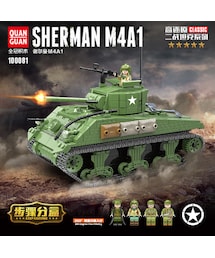 M4中戦車 M4A1型 シャーマン レゴ互換品 726ピース M4中戦車 M4A1型 シャーマン レゴ互換品 726ピースの通販 by