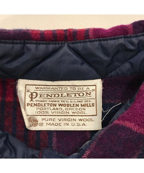 PENDLETON（ペンドルトン）の「70's "PENDLETON" Made In USA ウールシャツ（シャツ/ブラウス）」 WEAR