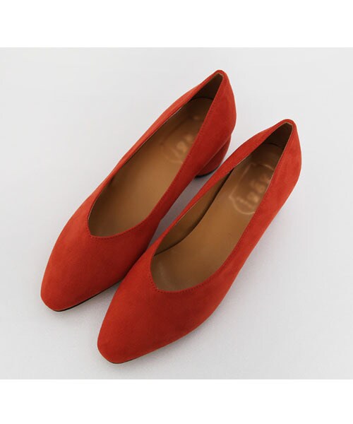 DHOLIC（ディーホリック）の「2TYPEスエード調パンプス（パンプス・レディース・グレー/レッド/ベージュ/ブルー・225/230/235/240/245/250）」の4枚目の写真