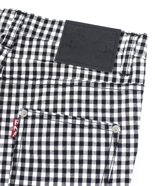 RNA（アールエヌエー）の「ギンガムチェックロークロッチスキニー