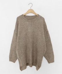 DHOLIC | サイドジップルーズニット(ニット/セーター)