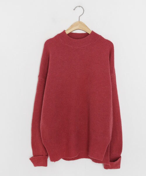 DHOLIC（ディーホリック）の「ロールアップスリーブニット（ニット/セーター・レディース・グリーン/ピンク/ブラック/ブルー/ベージュ・FREE）」の5枚目の写真