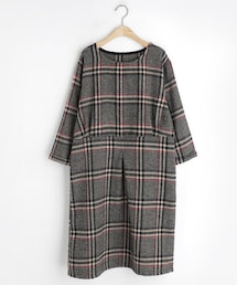 DHOLIC | チェックミディワンピース(ワンピース)