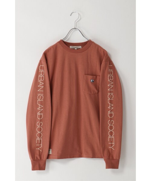 ikka（イッカ）の「URBAN ISLAND SOCIETY プリントロンT（Tシャツ・カットソー・メンズ・オフホワイト/ブルー/ピンク・Ｍ/Ｌ/ＬＬ）」の3枚目の写真