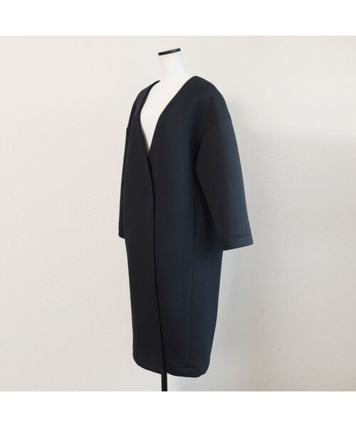 no brand(ノーブランド)の「ダンボールニットカラーレスコート(ダウンジャケット/コート・レディース・その他)」の14枚目の写真