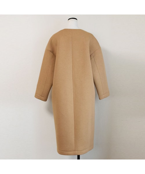 no brand(ノーブランド)の「ダンボールニットカラーレスコート(ダウンジャケット/コート・レディース・その他)」の11枚目の写真