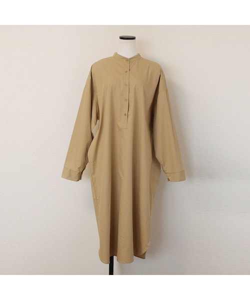 no brand（ノーブランド）の「スタンドカラーオーバーシャツOP（ワンピース・レディース・その他）」の12枚目の写真