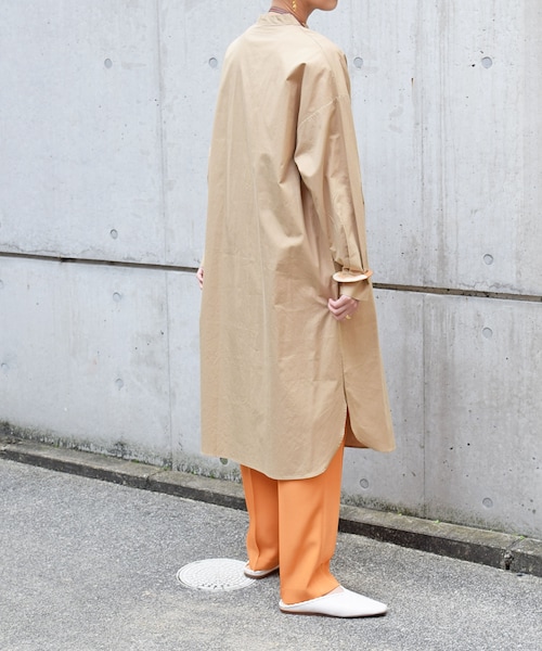 no brand（ノーブランド）の「スタンドカラーオーバーシャツOP（ワンピース・レディース・その他）」の10枚目の写真