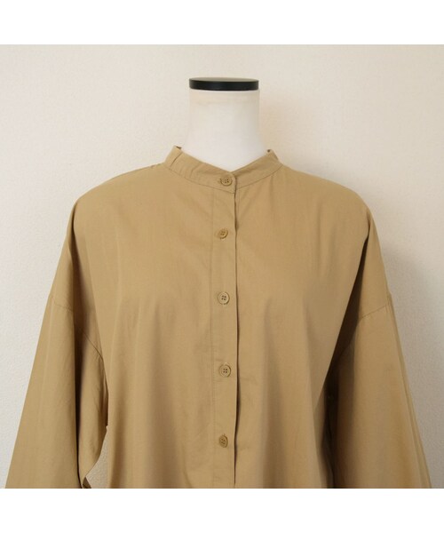 no brand（ノーブランド）の「スタンドカラーオーバーシャツOP（ワンピース・レディース・その他）」の13枚目の写真