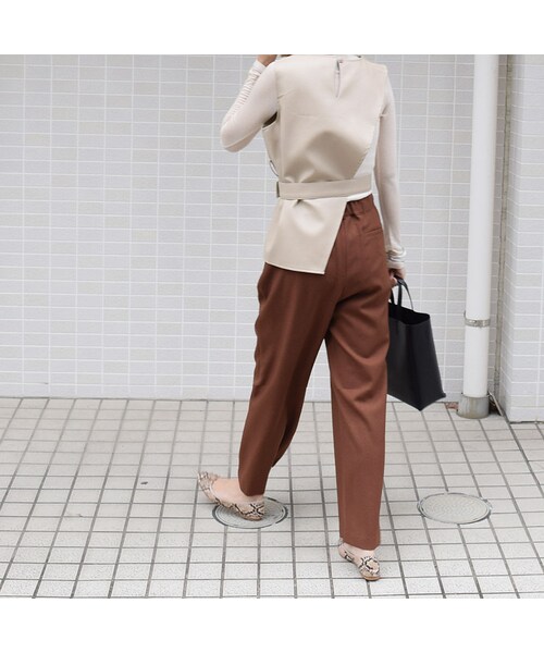 no brand(ノーブランド)の「ツイルタックポケットPT(その他パンツ・レディース・その他)」の6枚目の写真