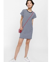 Raelee Striped T-shirt Dress