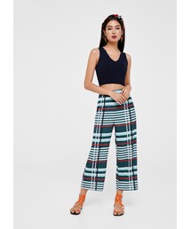 Ryleigh Printed Culottes in Irish Crossing