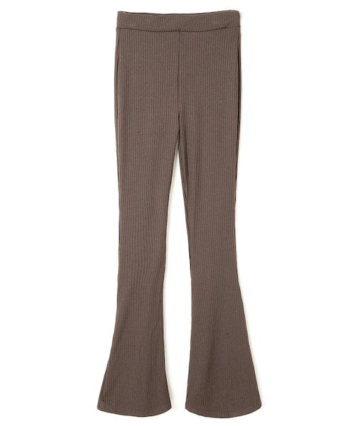 GRL（グレイル）の「リブニットフレアパンツ（その他パンツ・レディース・ブラック/モカ/ブラウン/アイボリー/グレージュ/キャメル・M）」の6枚目の写真