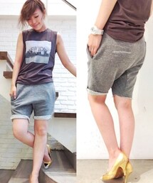 good hYOUman | メッセージロゴスウェットハーフパンツ(その他)