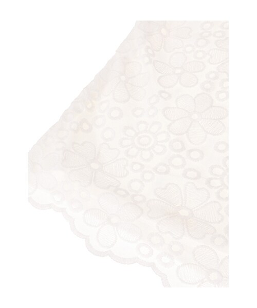 w closet（ダブルクローゼット）の「衿付きチュール刺繍レースラグラン半袖プルオーバー（トップス・レディース・オフホワイト/ネイビー/サックス×オフホワイト・FREE）」の9枚目の写真