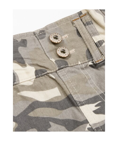 w closet（ダブルクローゼット）の「迷彩タイトスカート（パンツ・レディース・カーキ/Lグレー・FREE）」の6枚目の写真