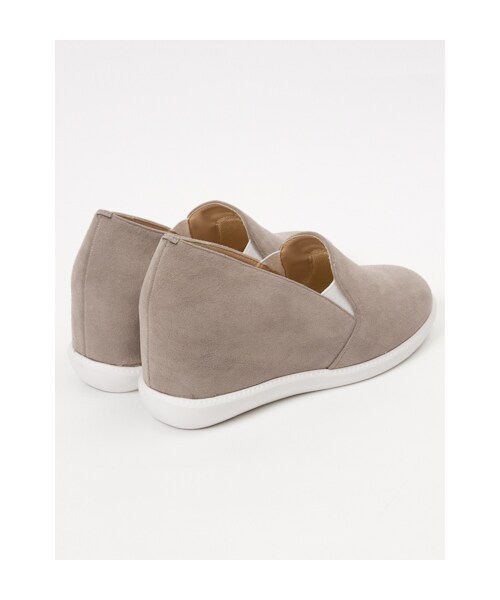 w closet（ダブルクローゼット）の「インヒールスリッポン（シューズ・レディース・ブルー/グレー/ブラック・M/L）」の4枚目の写真