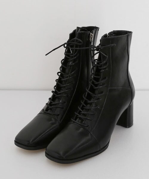 DHOLIC（ディーホリック）の「2TYPEレースアップブーツ（ブーツ・レディース・ホワイト/ブラック/レッド/ベージュ/その他・225/230/235/240/245/250）」の5枚目の写真
