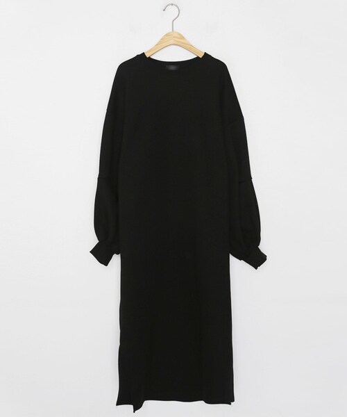 DHOLIC（ディーホリック）の「裏起毛スウェットワンピース（ワンピース・レディース・ベージュ/グレー/ブラック・FREE）」の2枚目の写真