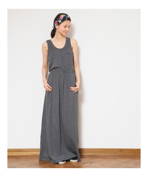 HOLIDAY(ホリデイ)の「holiday TANK LONG ONE-PI(ワンピース/ドレス・レディース・GRAY/WHTXNVY・0/1)」の1枚目の写真