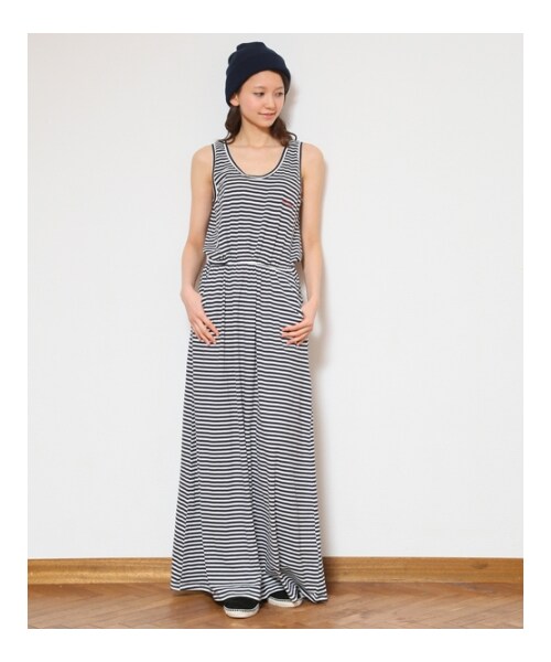 HOLIDAY(ホリデイ)の「holiday TANK LONG ONE-PI(ワンピース/ドレス・レディース・GRAY/WHTXNVY・0/1)」の7枚目の写真