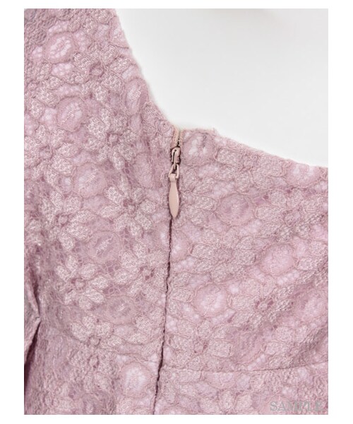 LILY BROWN（リリーブラウン）の「ヴィンテージレースコンビネゾン（オールインワン・レディース・OWHT/LAV/NVY・F）」の8枚目の写真