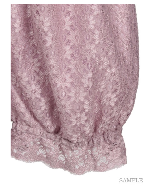 LILY BROWN（リリーブラウン）の「ヴィンテージレースコンビネゾン（オールインワン・レディース・OWHT/LAV/NVY・F）」の9枚目の写真