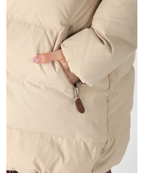 Rinajour（リナジュール）の「Rinbajour ロングダウンジャケット（ジャケット/アウター・レディース・BLACK/NAVY/BEIGE・1/2）」の16枚目の写真