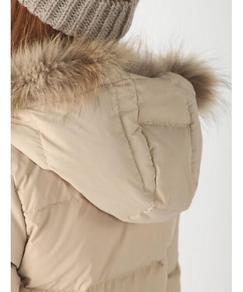 Rinajour（リナジュール）の「Rinbajour ロングダウンジャケット（ジャケット/アウター・レディース・BLACK/NAVY/BEIGE・1/2）」の17枚目の写真