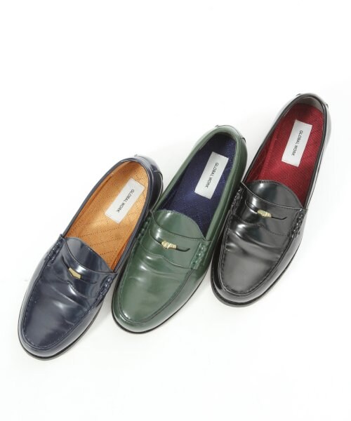 GLOBAL WORK（グローバルワーク）の「【WEB先行予約】ＧＷＢコインローファー（シューズ・メンズ・ブラック09/グリーン75/ネイビー88・Ｓ(25～25.5ｃｍ）/Ｍ(26～26.5cm)/Ｌ(27～27.5cm)）」の10枚目の写真