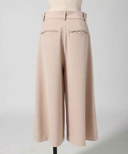 JEANASIS（ジーナシス）の「ワイドクロップドパンツ（パンツ・レディース・ピンクベージュ・FREE）」の3枚目の写真
