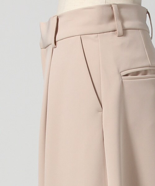 JEANASIS（ジーナシス）の「ワイドクロップドパンツ（パンツ・レディース・ピンクベージュ・FREE）」の5枚目の写真