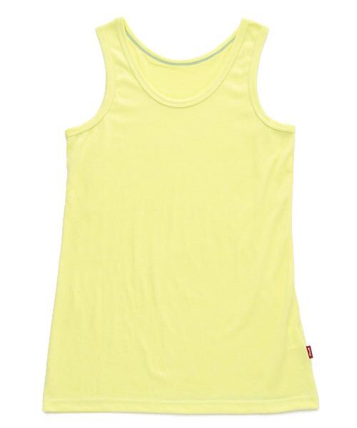 DOUBLE NAME（ダブルネーム）の「無地タンクトップ（トップス・ブルー/ピンク/イエロー/チャコールグレー・FREE）」の3枚目の写真