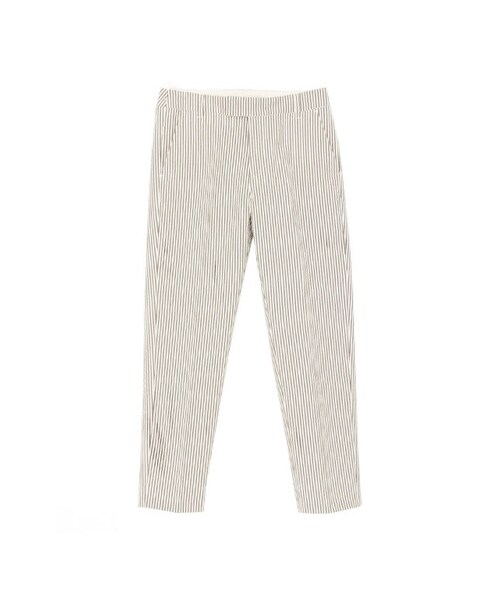 URBAN RESEARCH DOORS（アーバンリサーチドアーズ）の「コットンリネンコードレーンパンツ（パンツ・レディース・ネイビー/ライトグレー・36/38/40）」の2枚目の写真