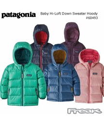 patagonia | パタゴニア PATAGONIA キッズ ジャケット 60493＜Baby Hi-Loft Down Sweater Hoody ベビー ハイロフト ダウン セーター フーディ＞ (ダウンジャケット/コート)