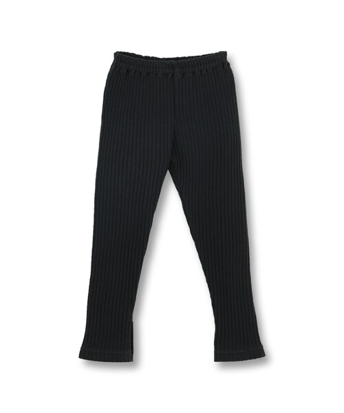 BRANSHES（ブランシェス）の「裏起毛リブレギンス（レギンス/スパッツ・キッズ・ベージュ/杢グレー/ブラック・80cm～150cm）」の2枚目の写真